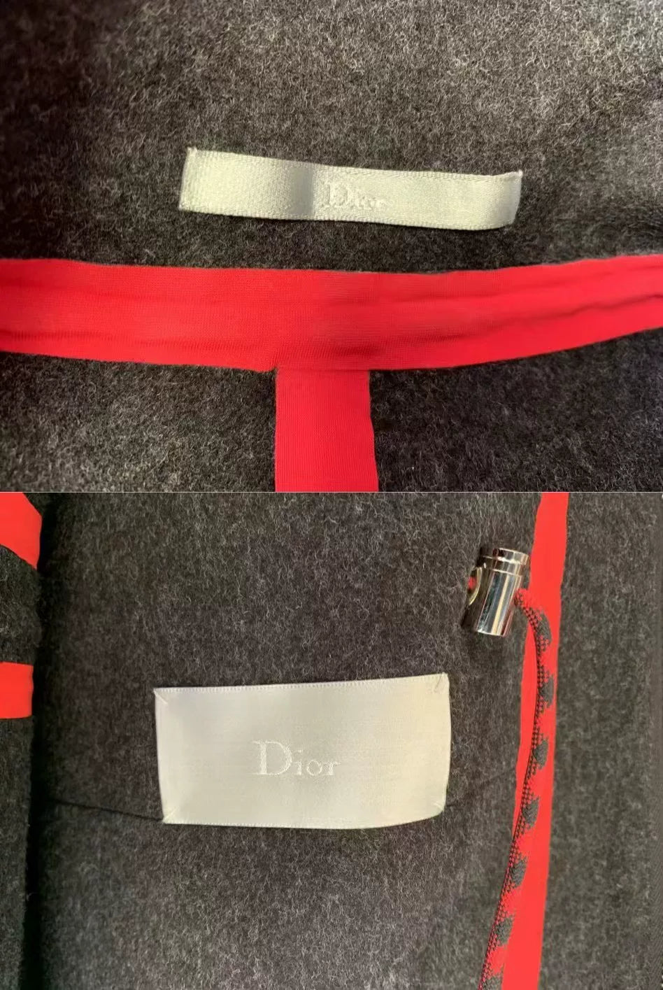 Dior Homme Parka Coat with Shearling