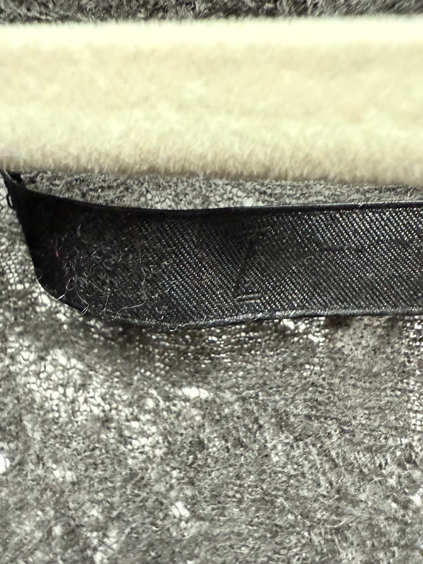 stylish gray wool cape with drawstring