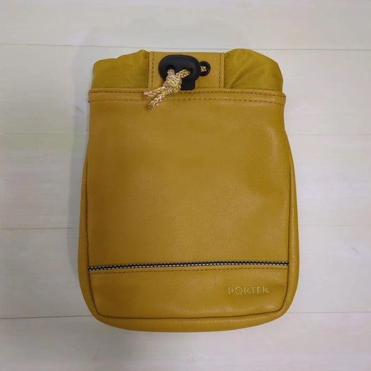 porter leather storage bag from Japan