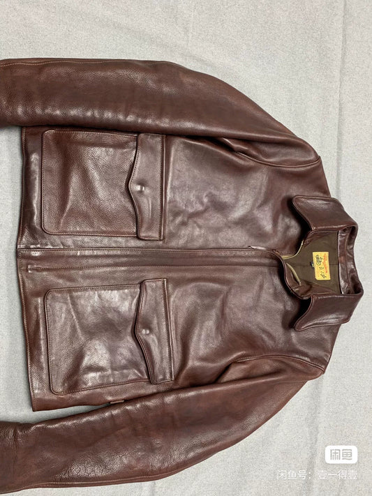 Indiana Jones Inspired Leather Jacket