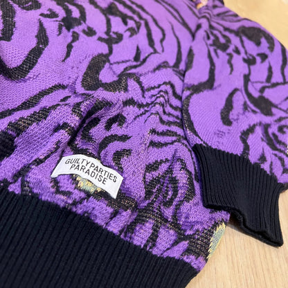 WackoMaria 19ss Tiger Knit Pullover