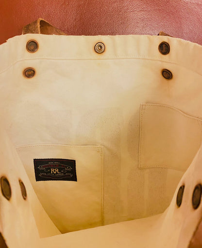 RRL Early Classic Logo Double RL Tote