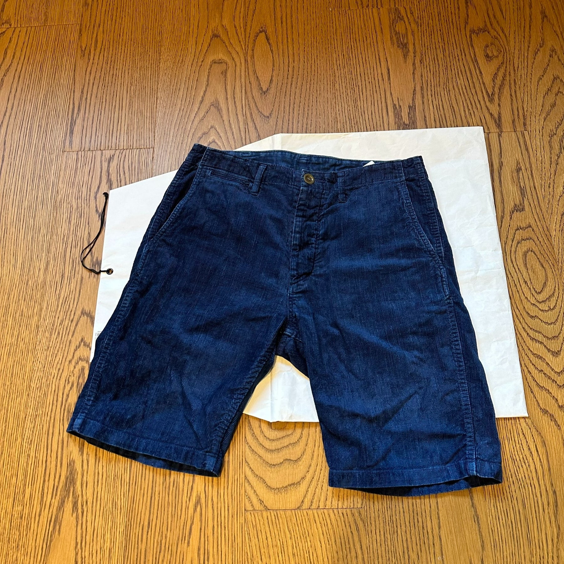 visvim chino shorts slub cords 18ss