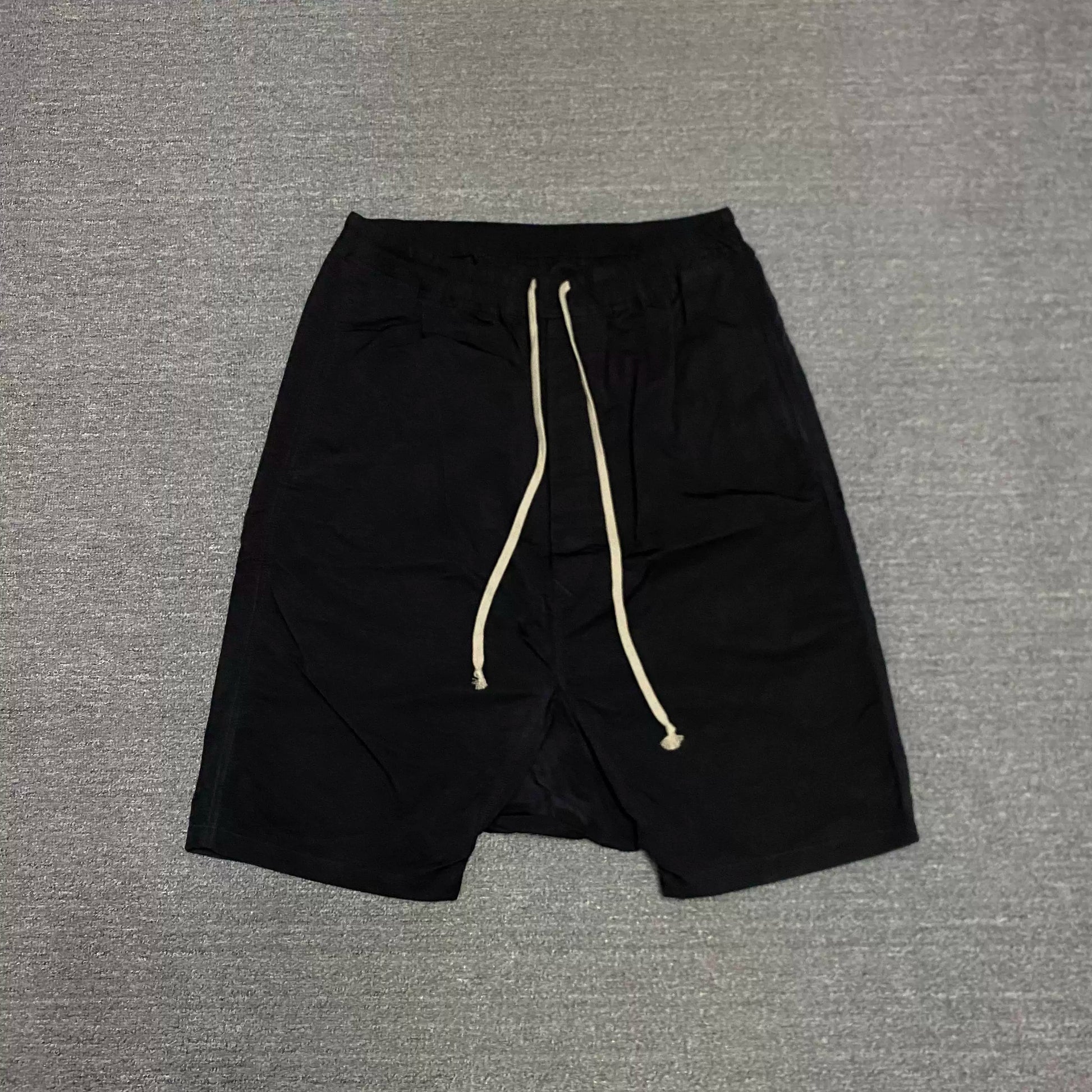 RICK OWENS Loose Drop-Crotch Shorts