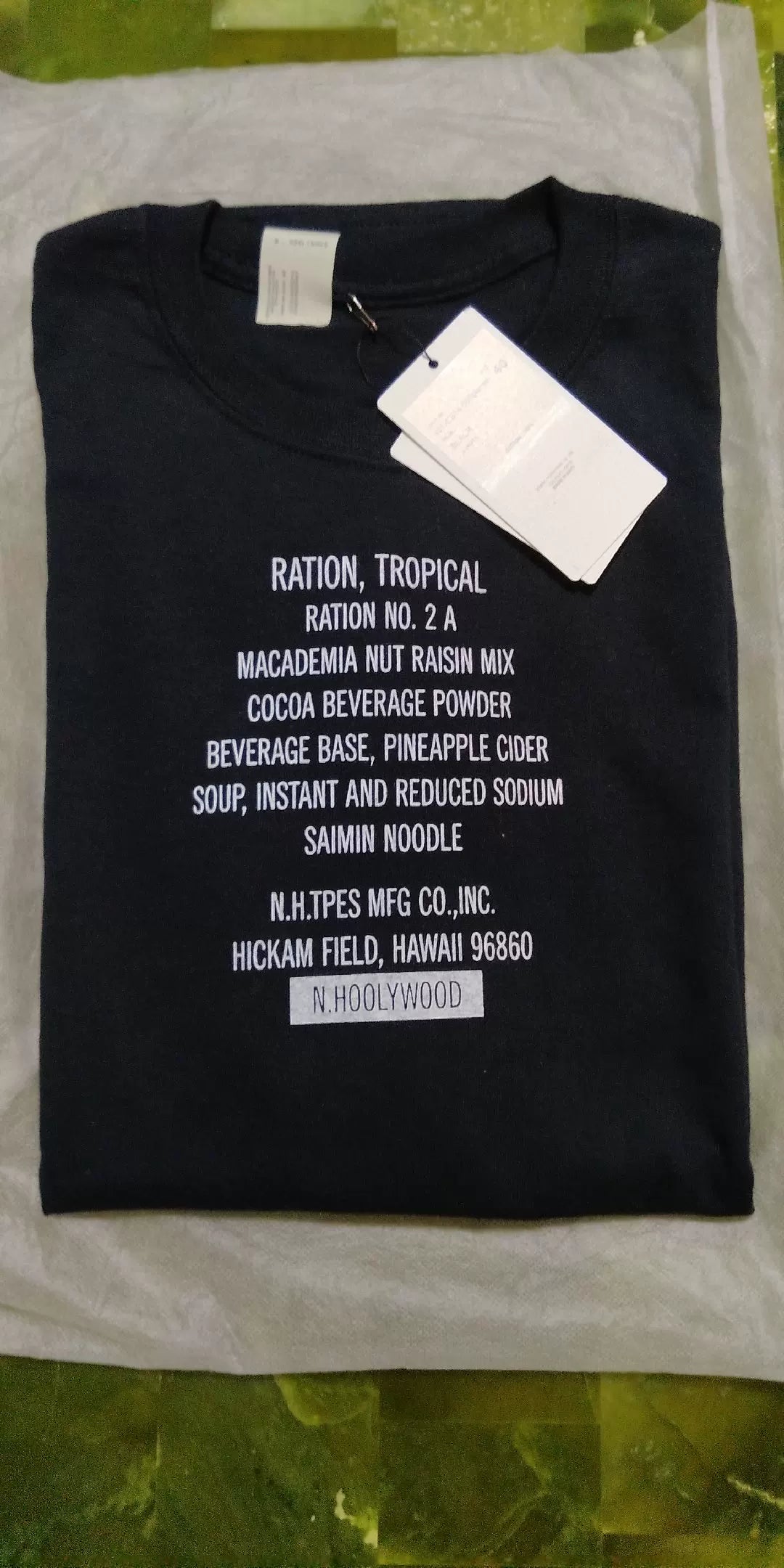 N.HOOLYWOOD Short-Sleeve Black T-shirt