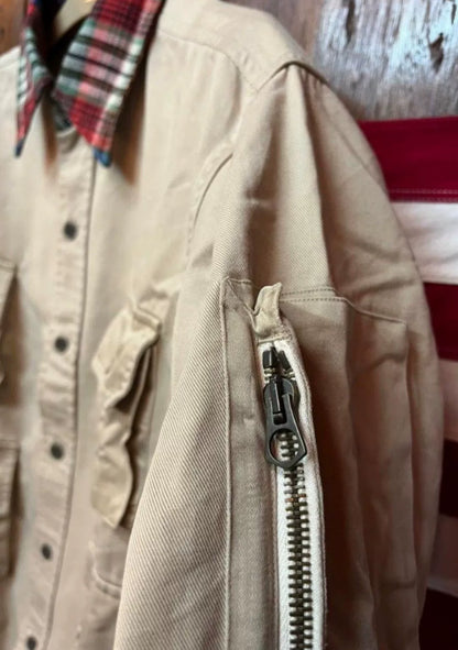 Vintage Polo Ralph Lauren Brown Work Shirt-Jacket