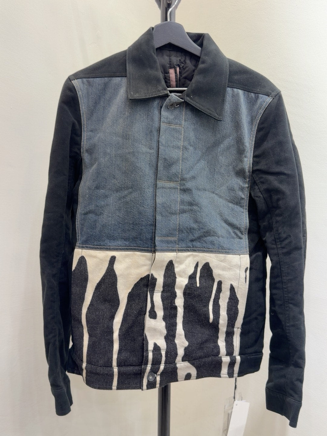 Rick Owens Black Denim Jacket M
