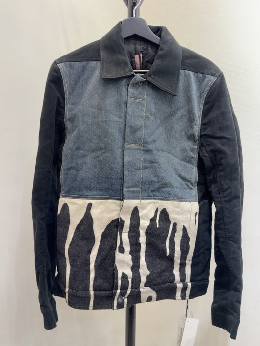 Rick Owens Black Denim Jacket M