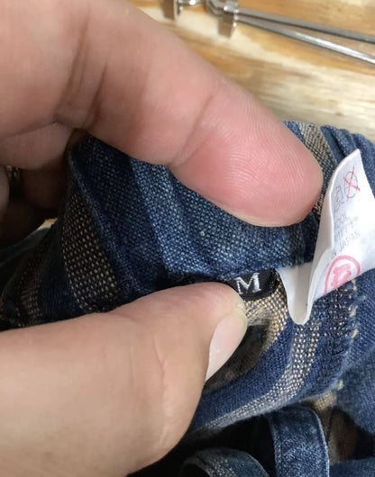 japanese kasuri cotton shorts for men