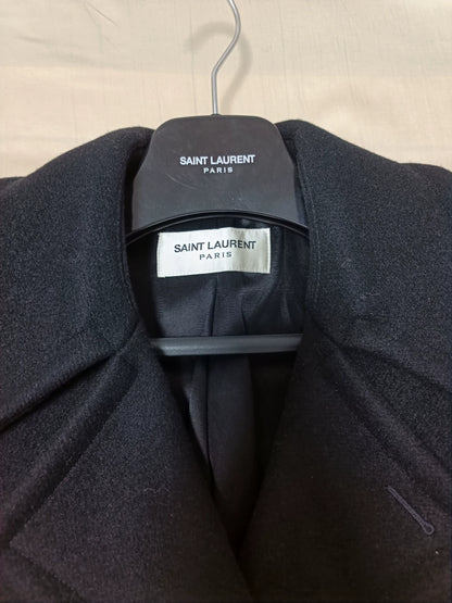 Saint Laurent Hedi Era Double-Breasted Coat