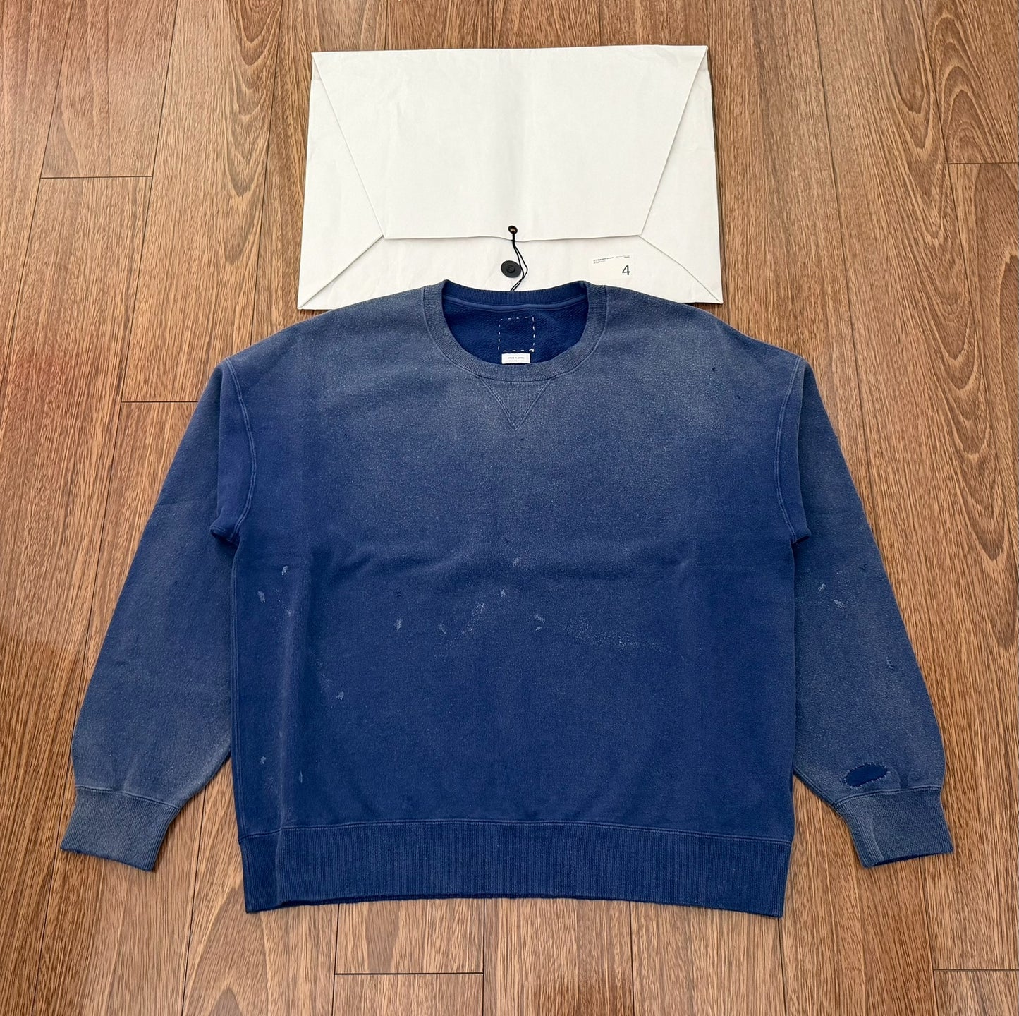 VISVIM 26SS JUMBO SB SWEAT L/S CRASH