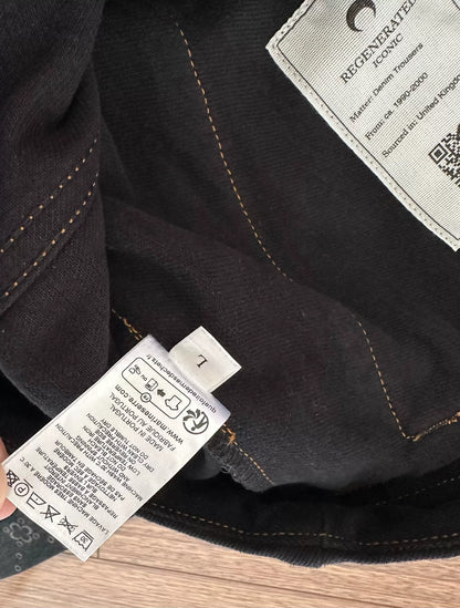 marine serre moon jacquard denim jacket