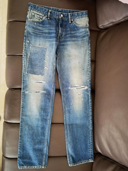 Visvim 18SS 03D14 Washed Jeans