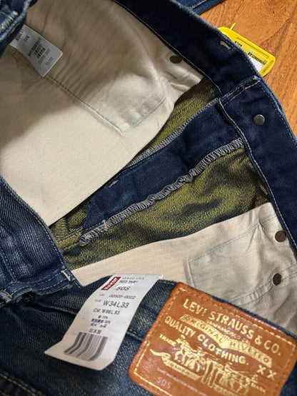 clot levi's kazuki distressed denim pants