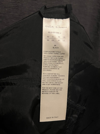 rick owens distressed wide-leg pants