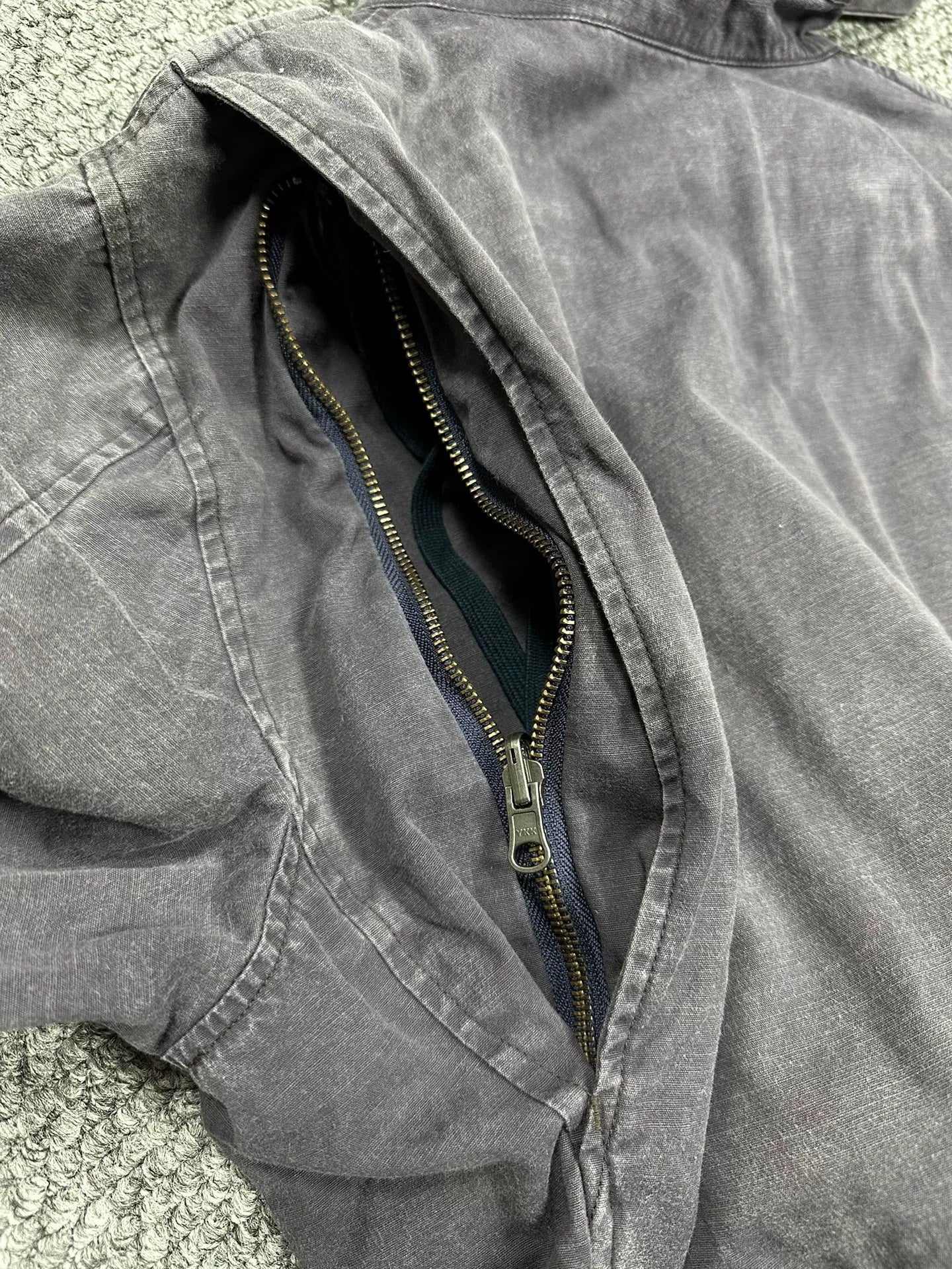 neighborhood 15ss m65 washed hooded jacket