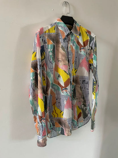 John Galliano Pirate Newspaper Shirt