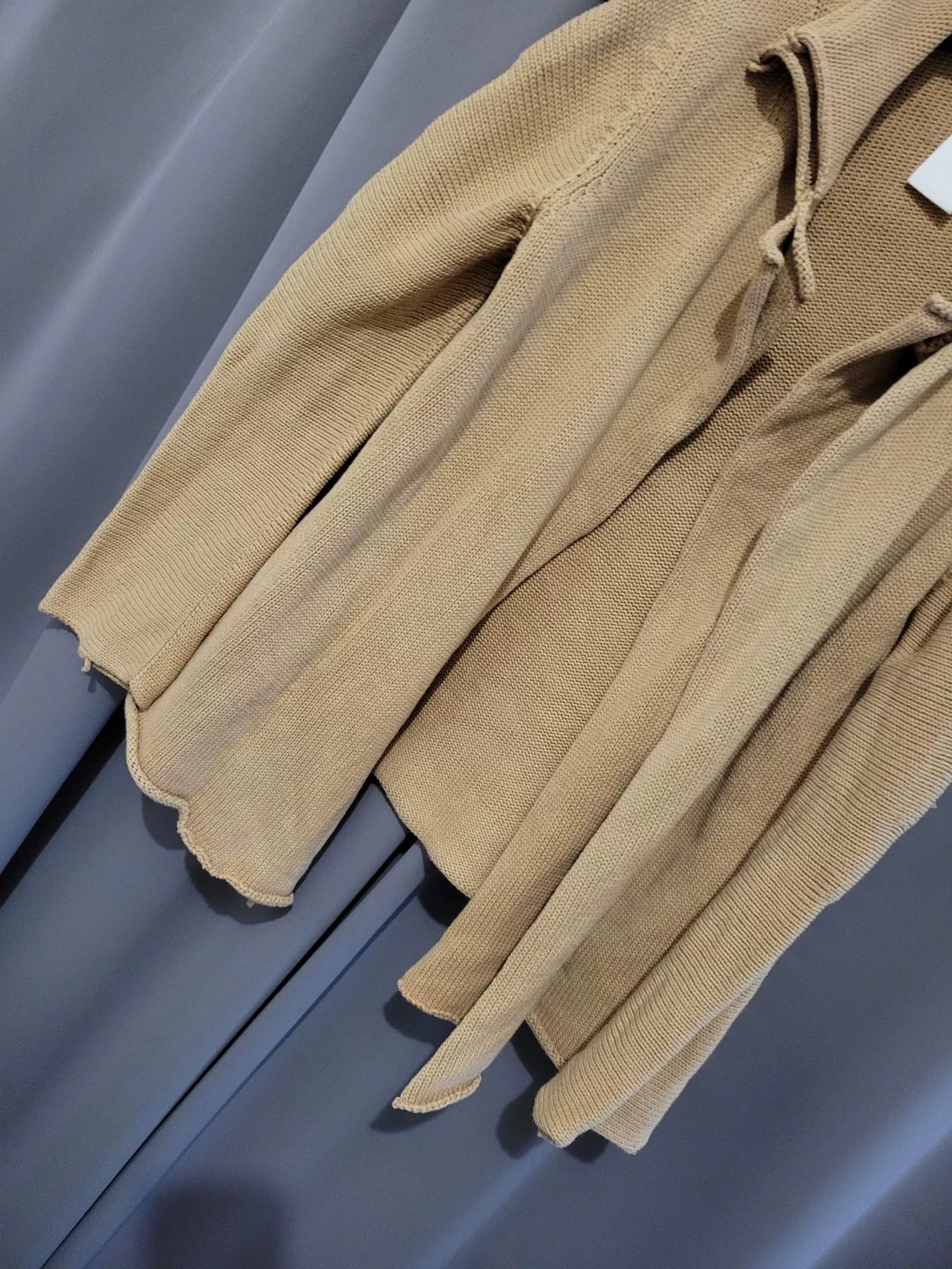 Yohji Yamamoto Fake Double Layer Knit Coat