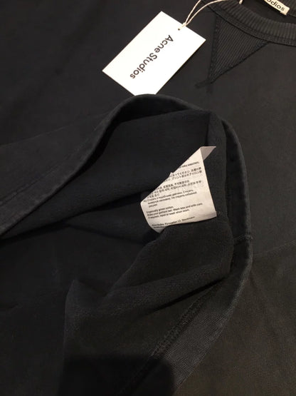 acne studios logo sweatshirt with tag