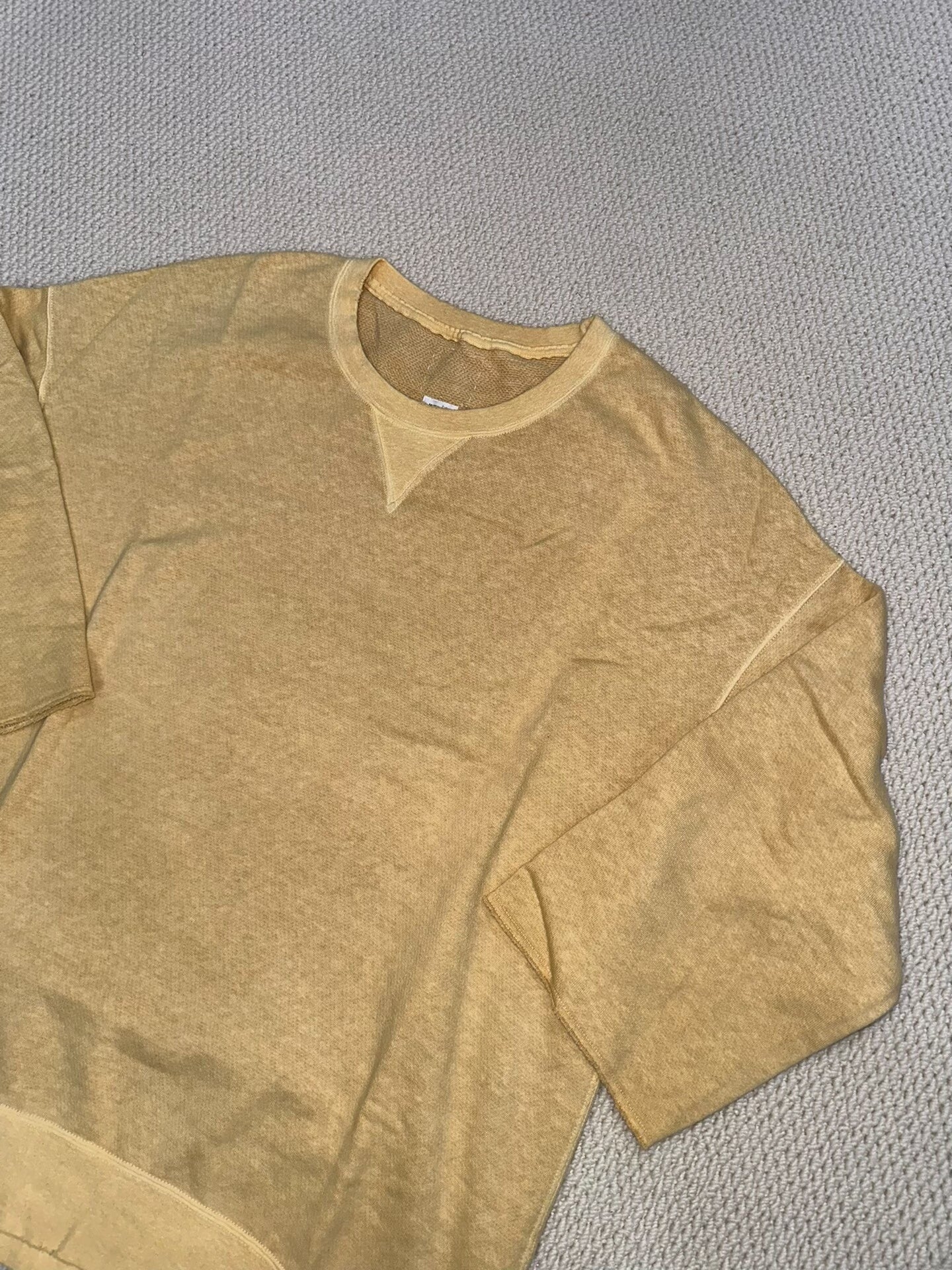 visvim 3/4 Sleeve Knife-Cut Sweatshirt