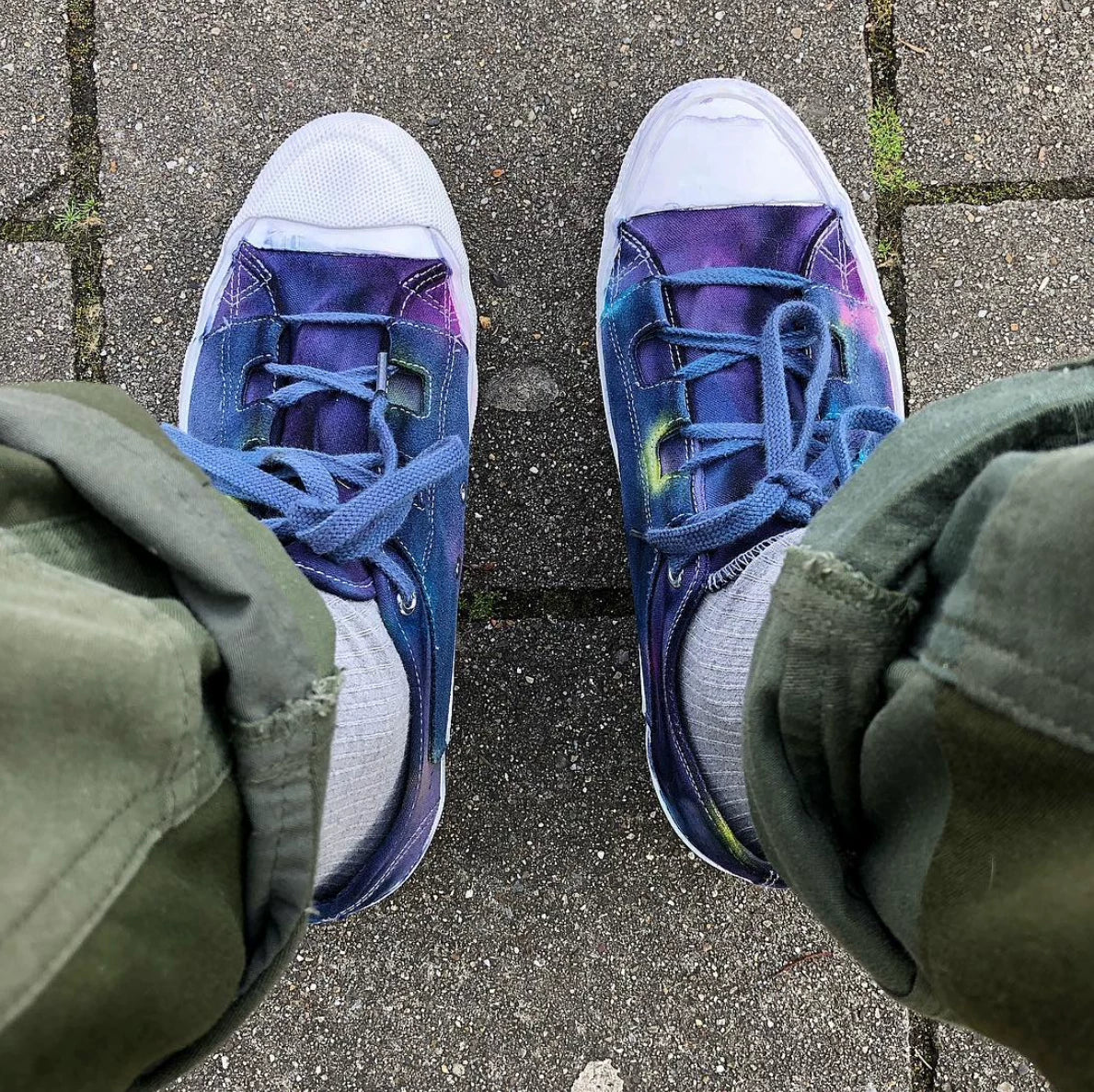 Needles Asymmetric Ghillie Sneaker