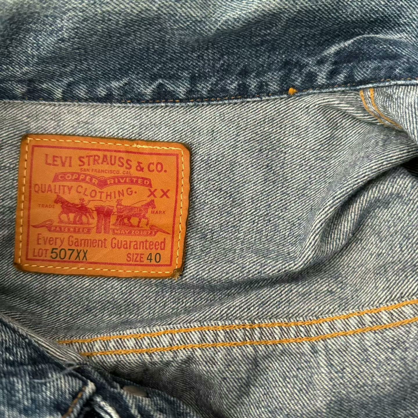Levi's LVC 507XX Turkish Washed Denim Jacket