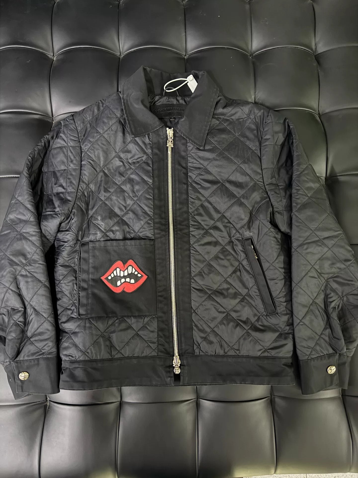 Chrome Hearts Red Lip Nylon Jacket