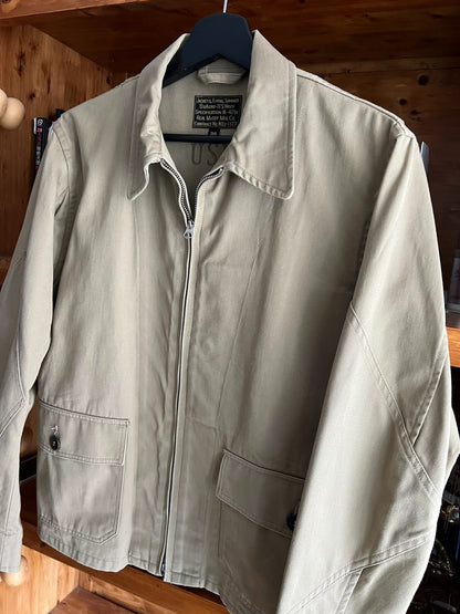 real mccoy's type m-421a khaki flight jacket
