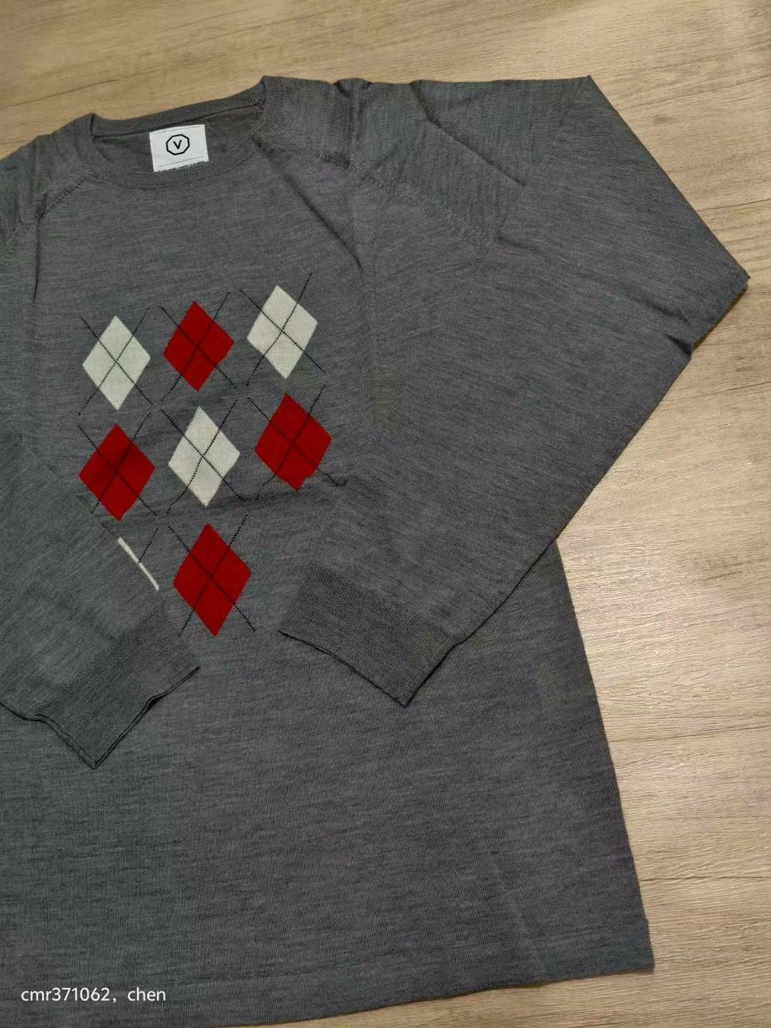 visvim diamante crew neck knit