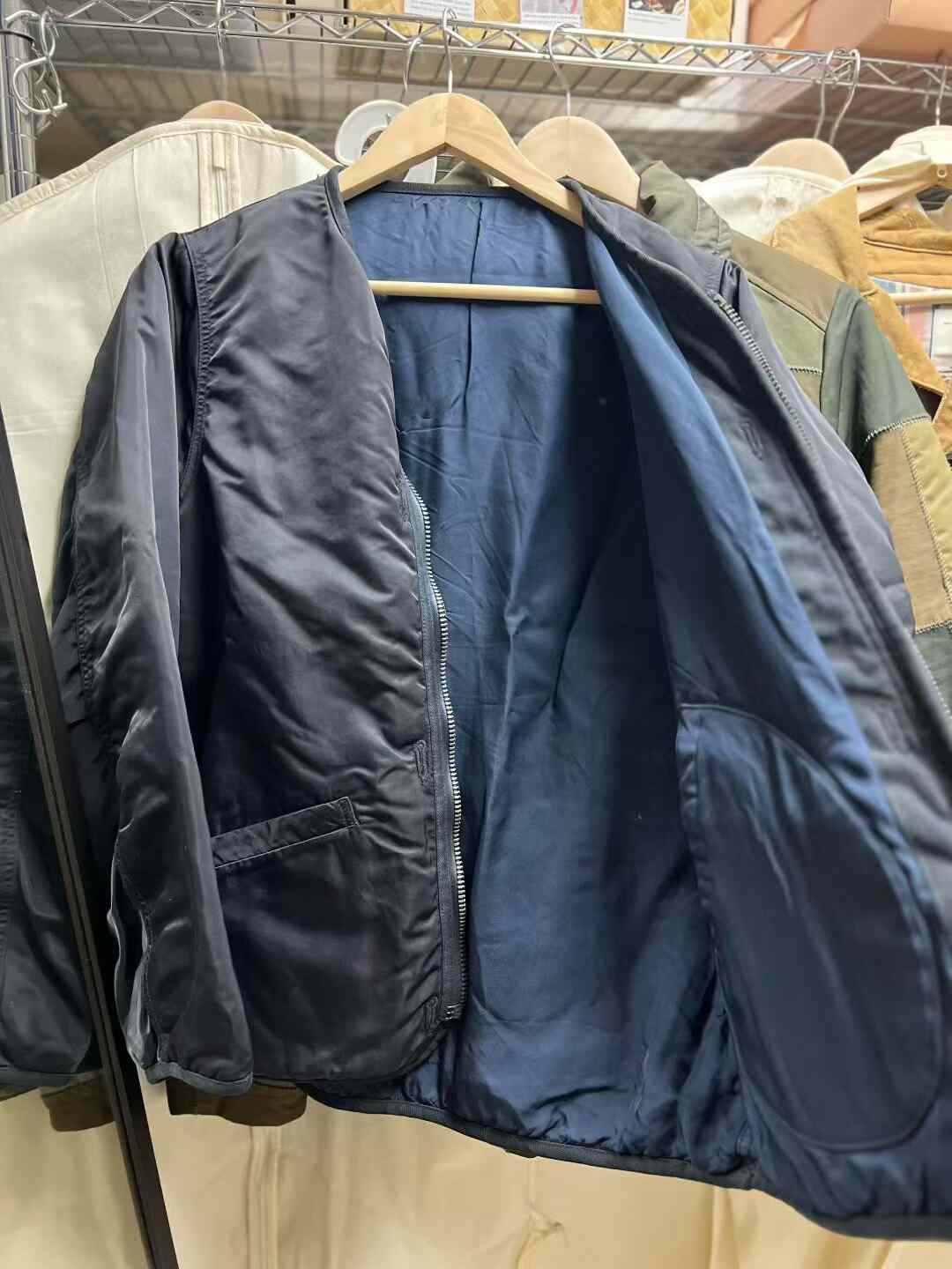 VISVIM IRIS LINE JKT NAVY
