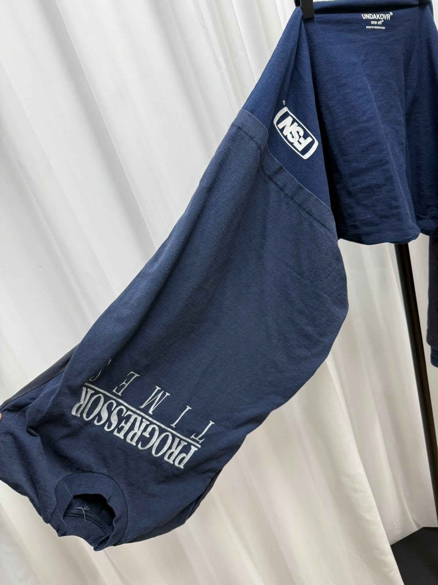 undercover vintage tee remake with scarf design