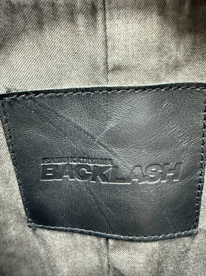 Backlash 拼皮水洗夹克 with Leather Details