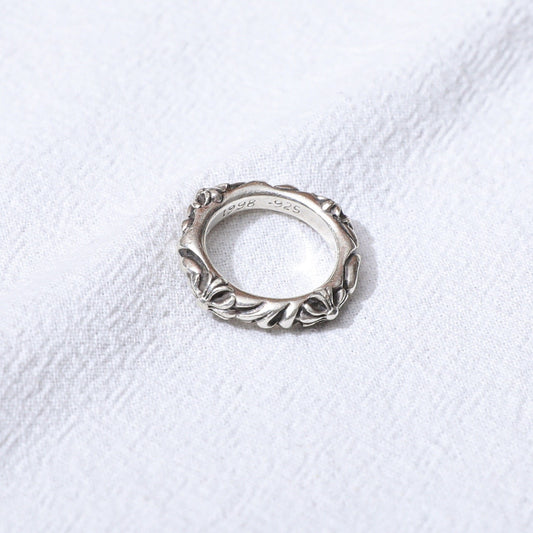 Chrome Hearts 925 Silver Cross Ring