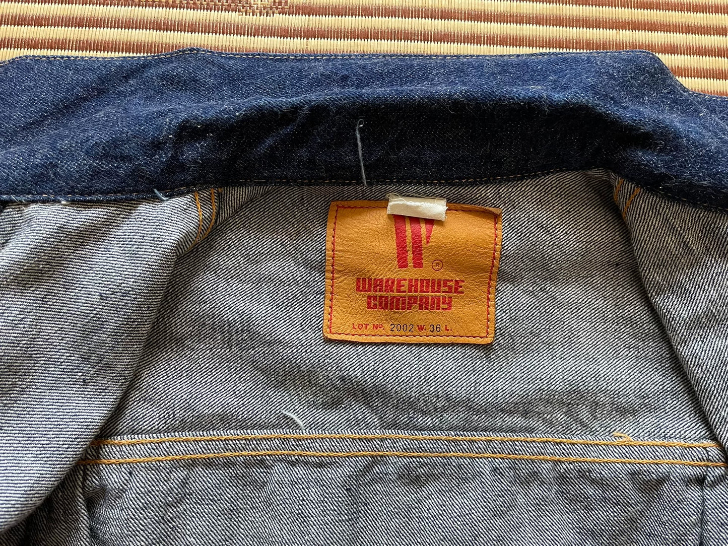 Warehouse 2002 507 Denim Jacket W36