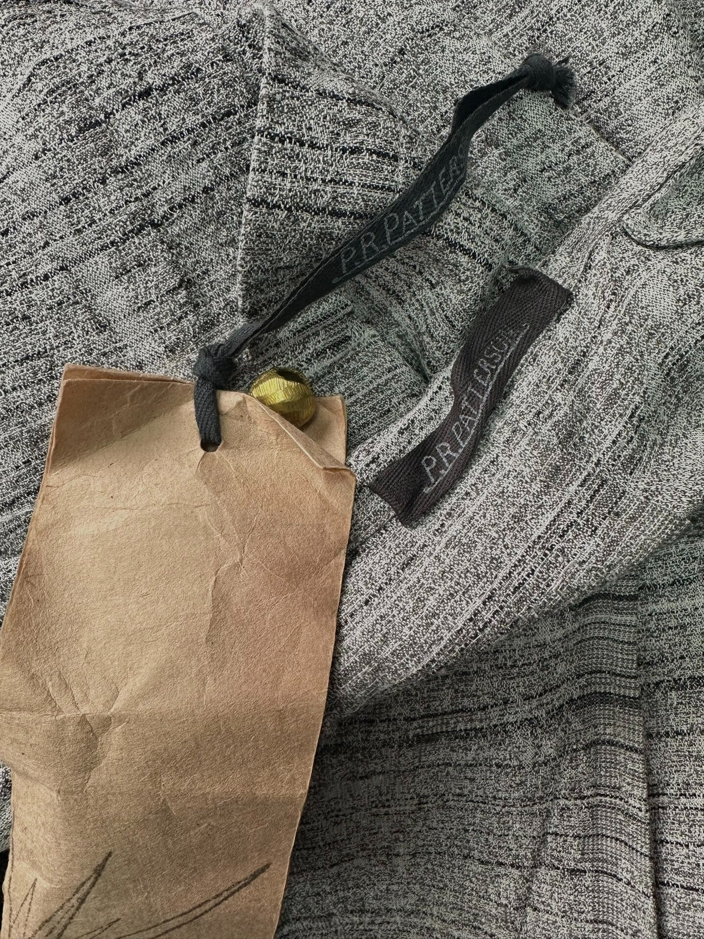 vintage linen blend long coat