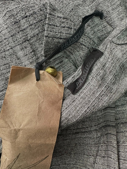 vintage linen blend long coat