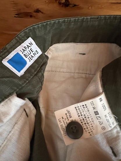 japan blue jeans military cargo pants