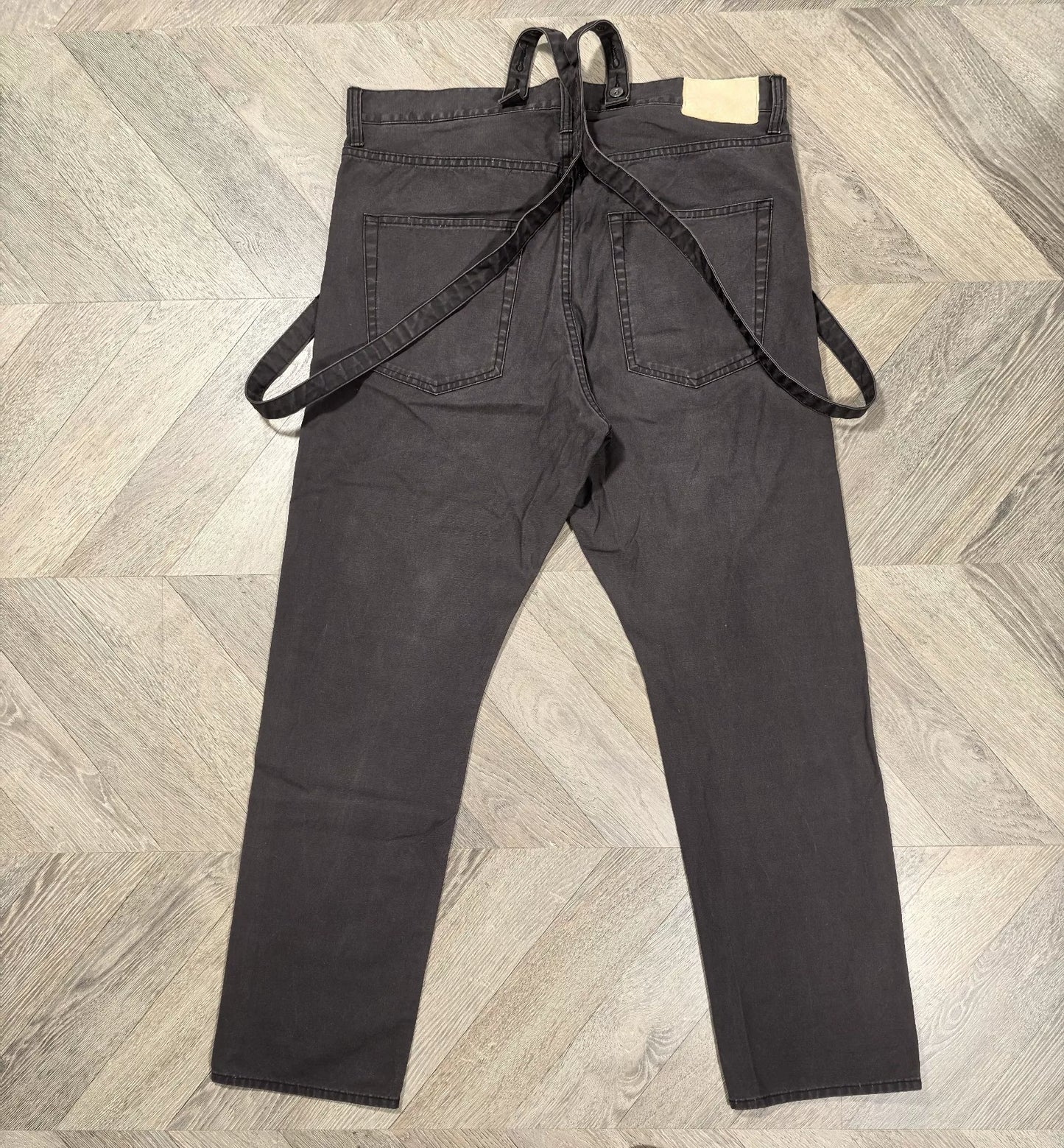 visvim fluxus chino suspenders pants