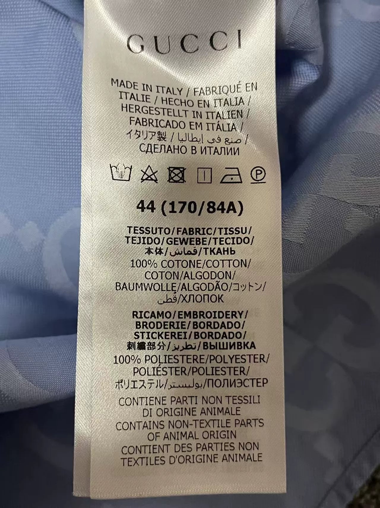 Gucci Cartoon Logo Short Sleeve Shirt