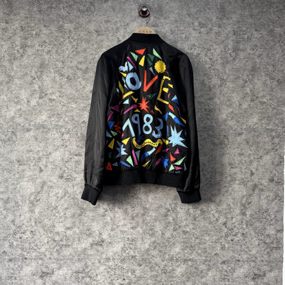 Saint Laurent Bomber Jacket w/ Embroidery