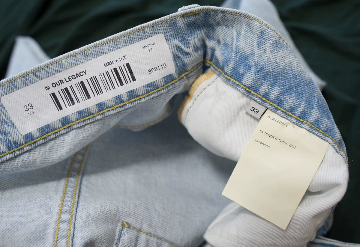 Our Legacy Extended Third Cut Denim Pants