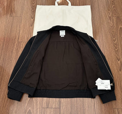 visvim alcan jkt black wool blend jacket