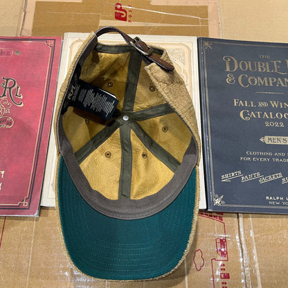RRL Suede Baseball Cap by Ralph Lauren