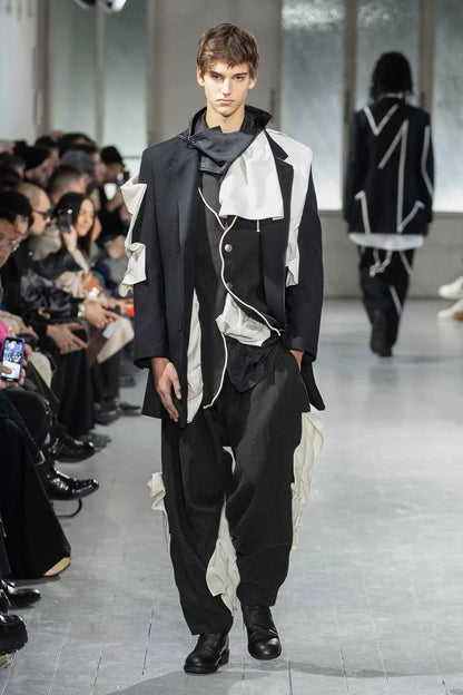 Yohji Yamamoto Flannel Jacket for Fall 2023
