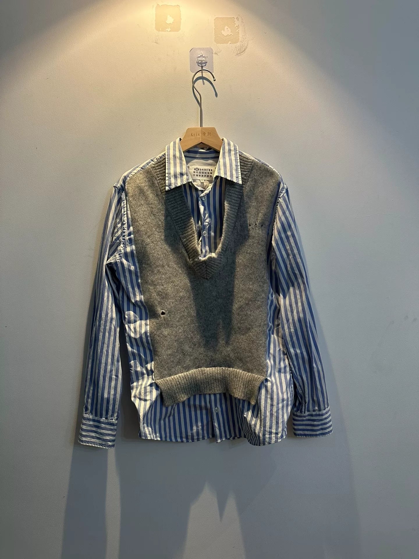 Maison Margiela Striped Knit Shirt