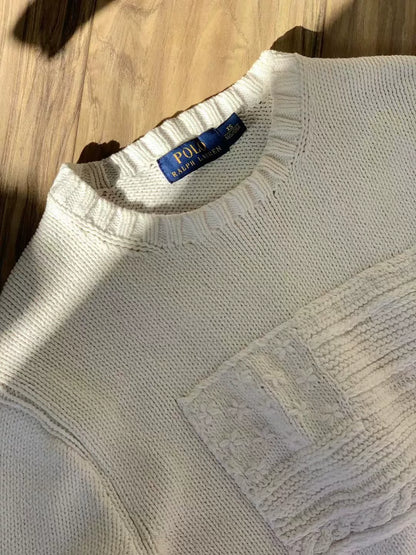 Polo Ralph Lauren White Sweater
