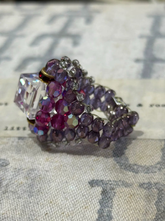Number Nine Gemstone Stretch Ring