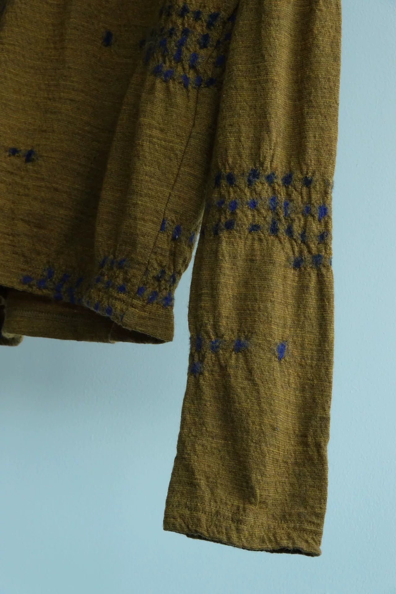 Kapital Wool Long T-Shirt with Indigo Dye