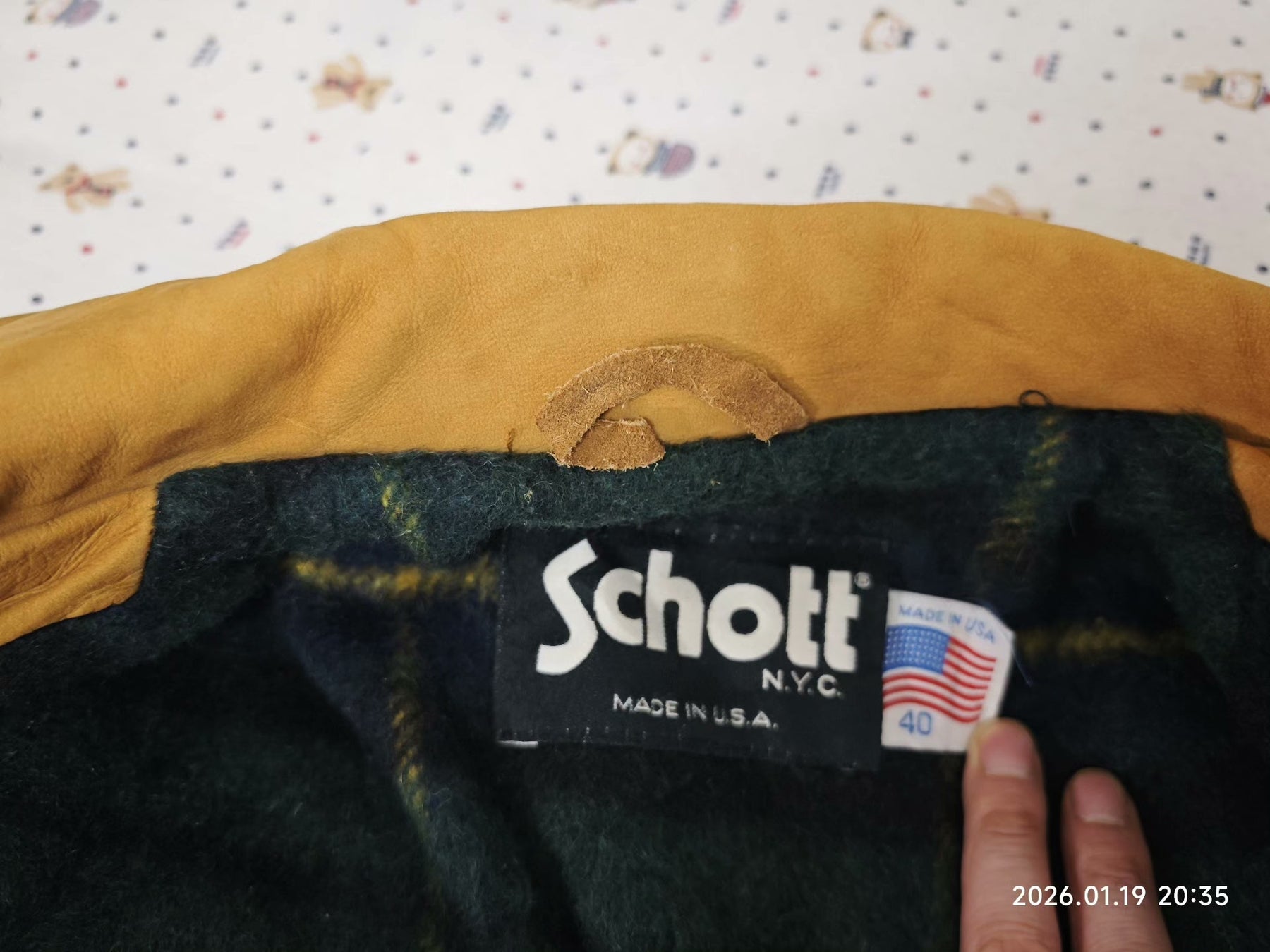Schott N.Y.C Safari Leather Jacket