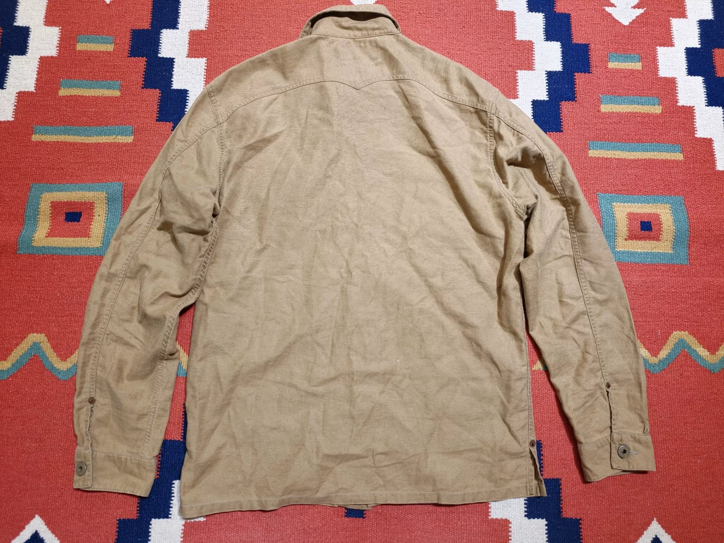 RRL Cotton Linen Miner Shirt Jacket